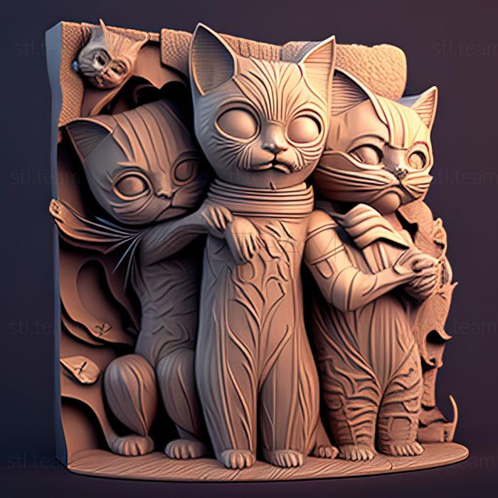 3D model The Purr fect Hero Its Childrens Day Everyone Gather (STL)